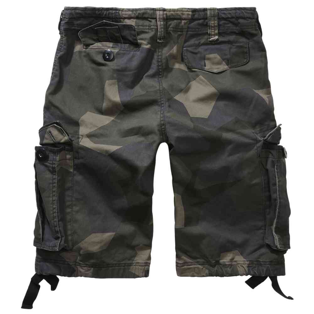 Brandit - Vintage M90 darkcamo Cargo Shorts - Dark green/Multicolours